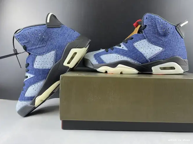 Rep Jordan Air Washed 6 Denim CT5350-401 0529